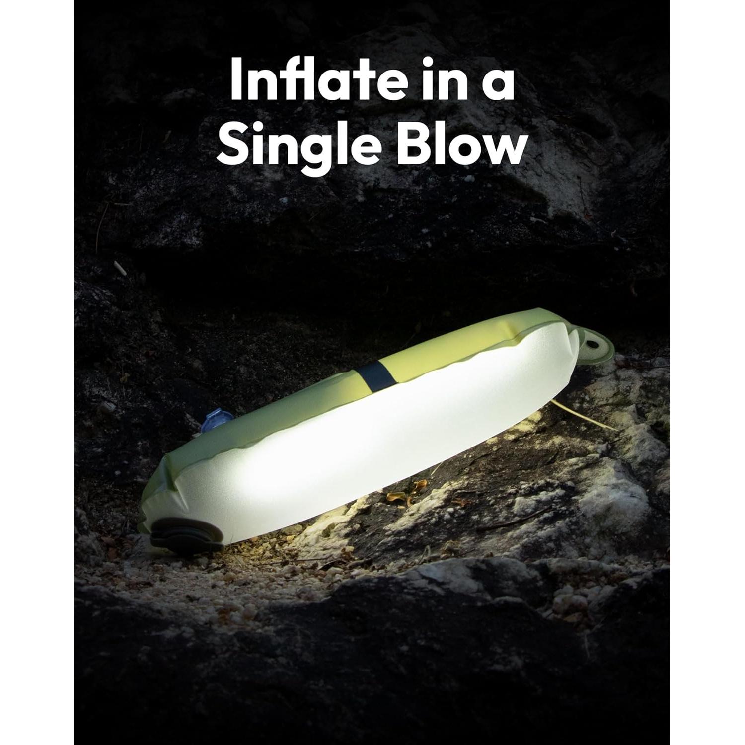 Linterna de Camping Inflable BILTRTE 30cm USB Recargable IP66