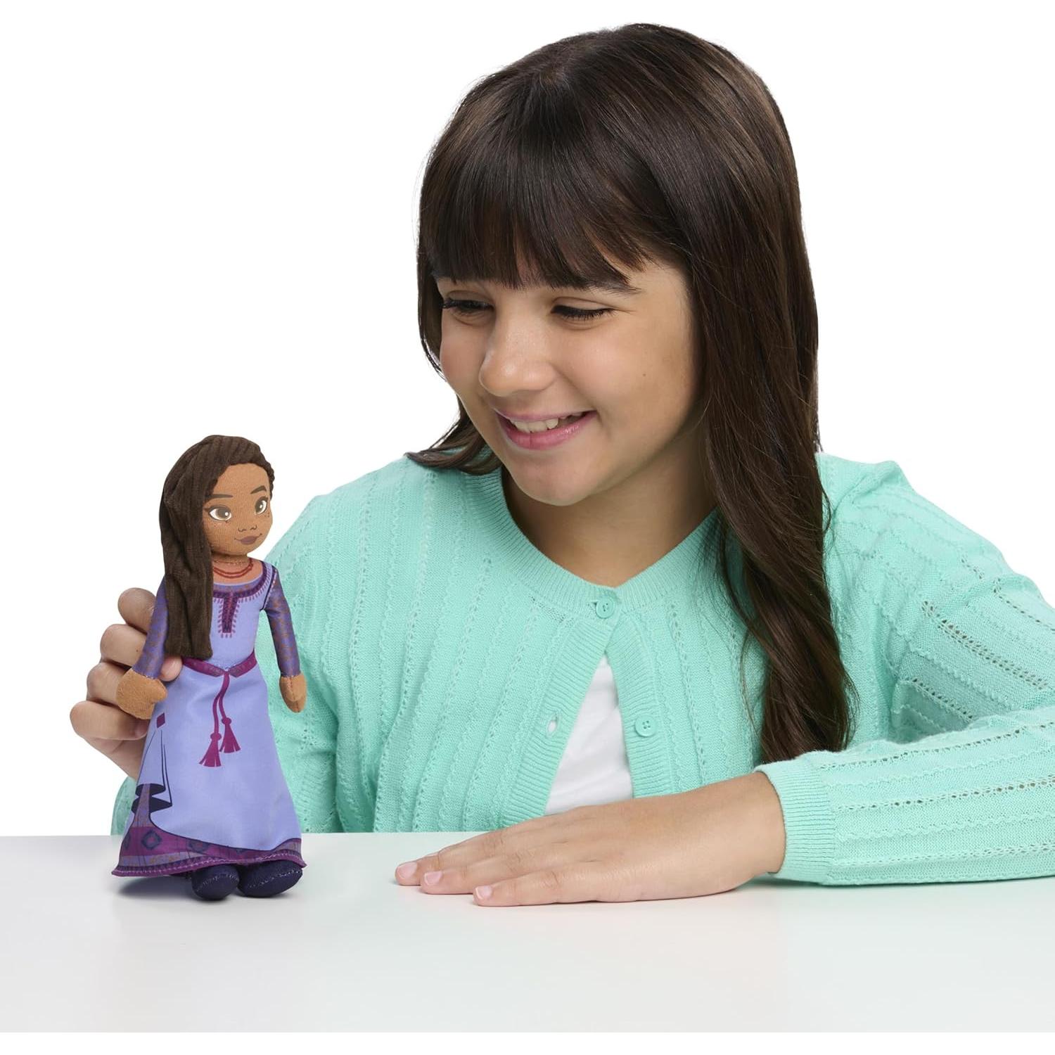 Muñeca de Peluche Hablante Asha Disney Wish 20 cm Interactiva