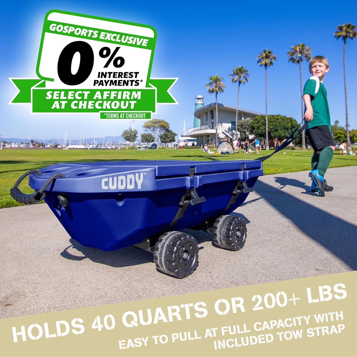 Enfriador Anfibio CUDDY 40QT GoSports con Ruedas