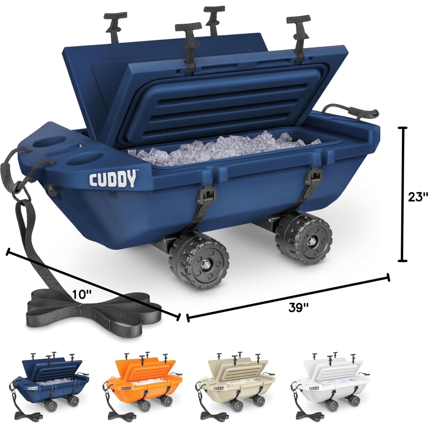 Enfriador Anfibio CUDDY 40QT GoSports con Ruedas