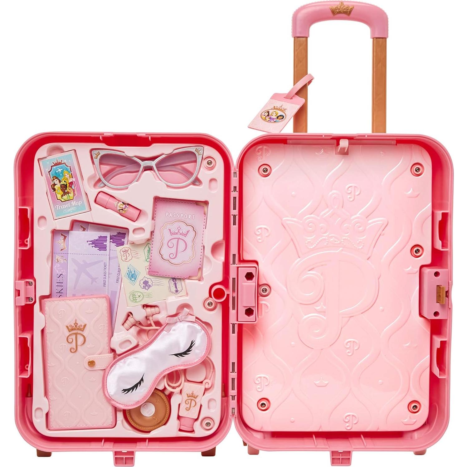 Juego de maleta de viaje Disney Princesa con 17 accesorios