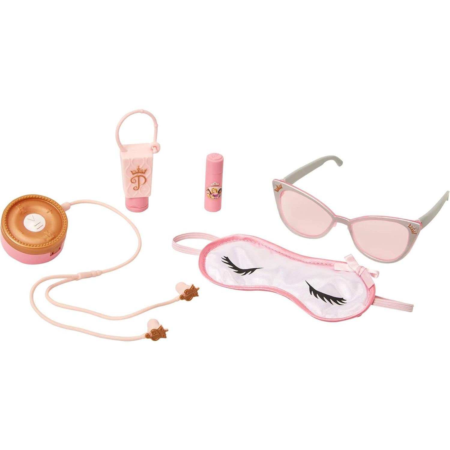 Juego de maleta de viaje Disney Princesa con 17 accesorios