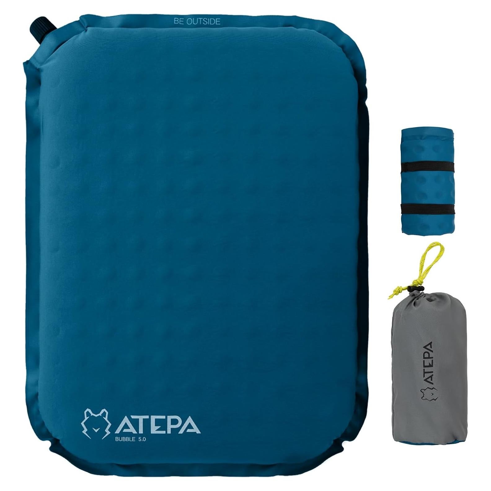 Cojín Inflable ATEPA Azul 15x11cm Espuma con Memoria