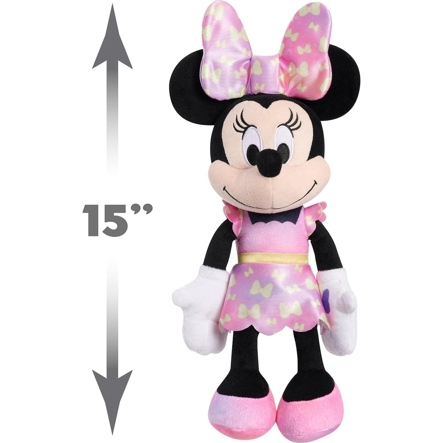 Peluche Disney Junior Minnie Mouse 35.56 cm con Luces y Sonidos