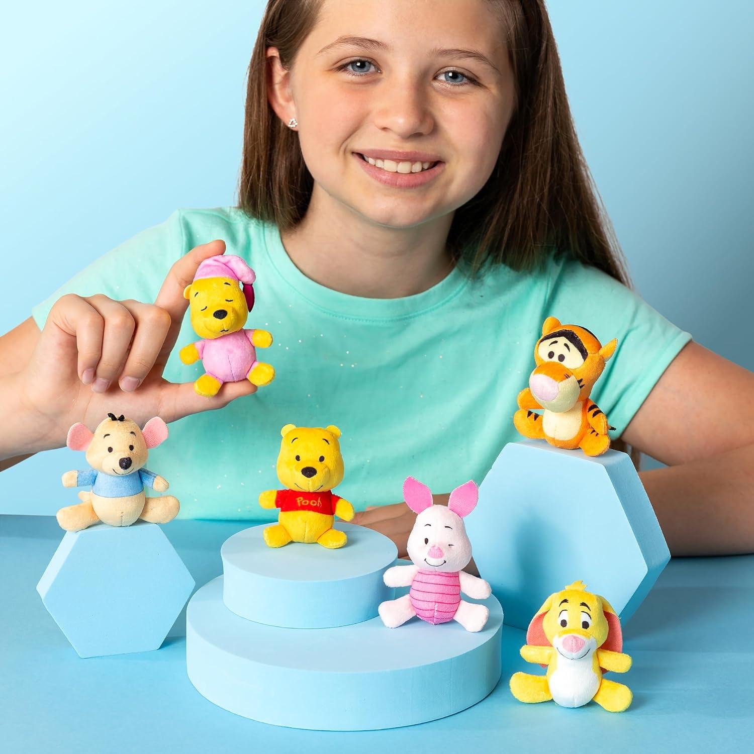 Paquete de 6 Micro Teenies Winnie the Pooh - Figuras de Peluche