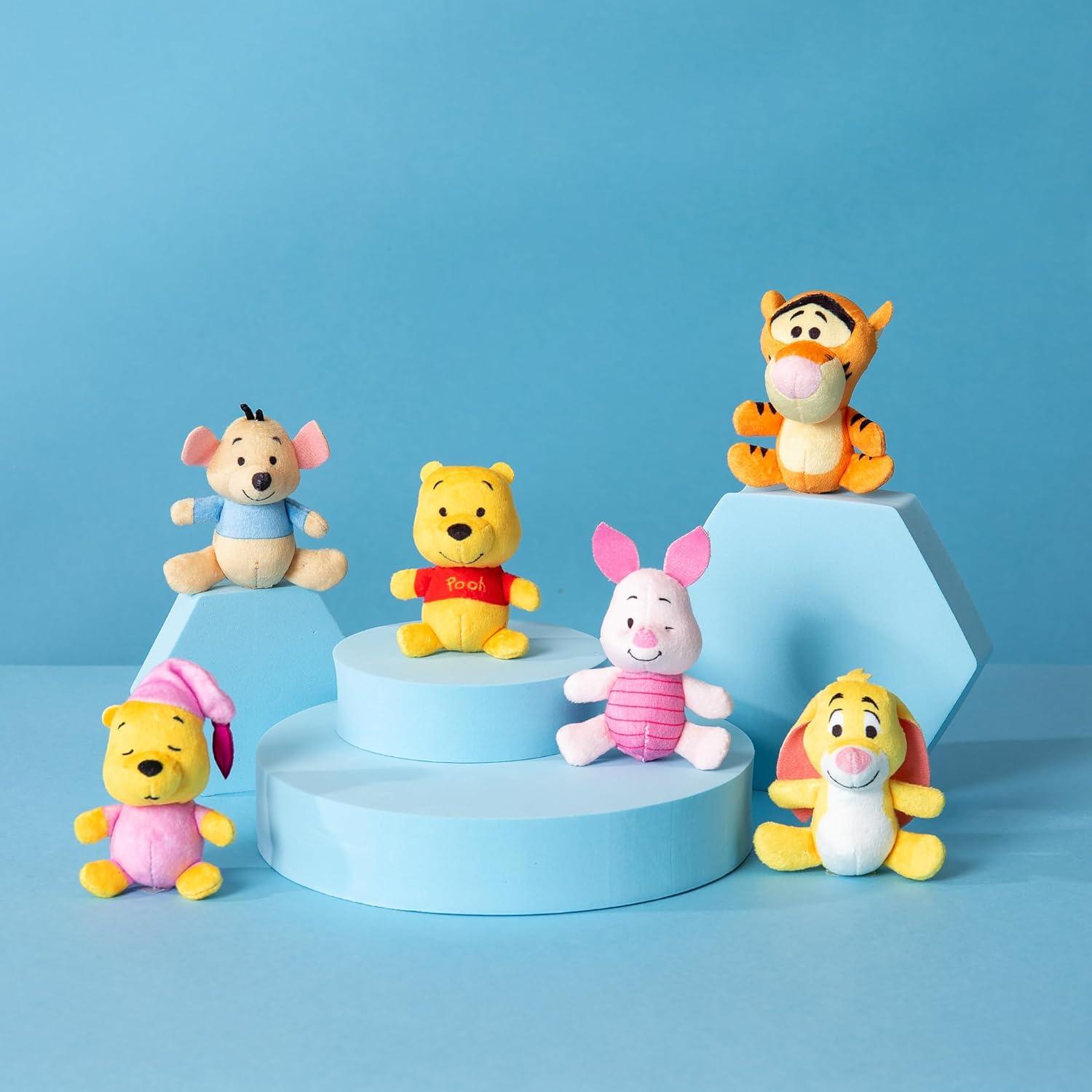 Paquete de 6 Micro Teenies Winnie the Pooh - Figuras de Peluche