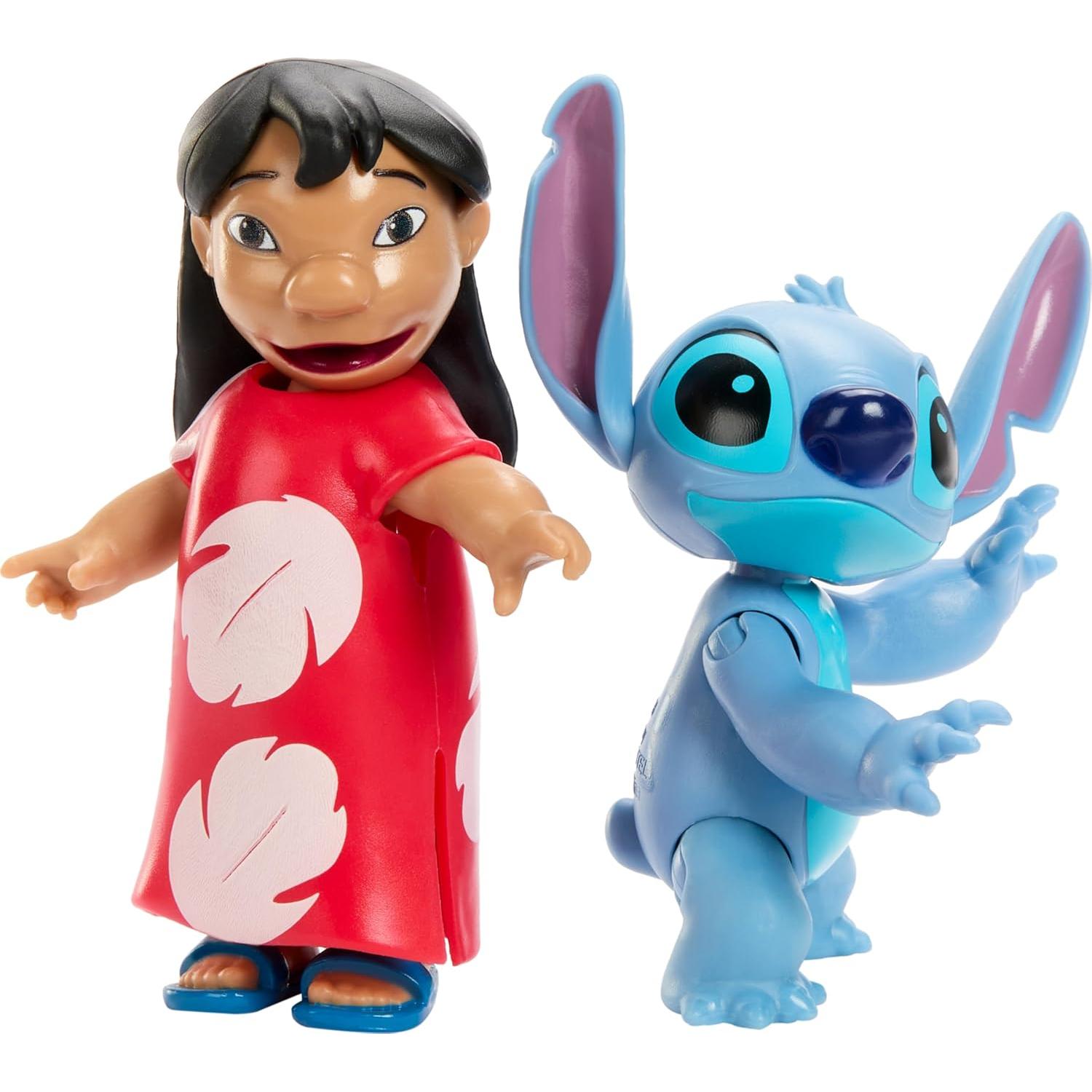 Juego de 3 figuras de acción Mattel Disney Lilo & Stitch