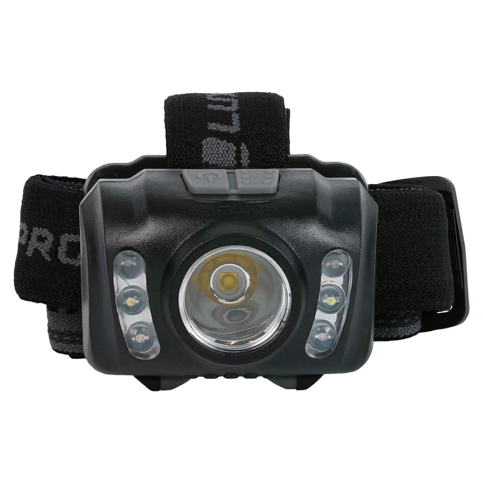 Linterna Frontal LED LUXPRO LP345V2 300 Lúmenes IPX4 Camping