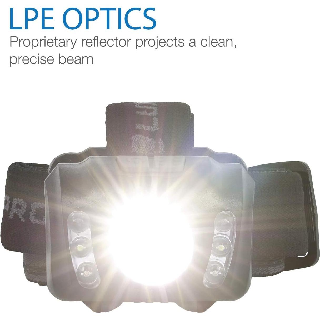 Linterna Frontal LED LUXPRO LP345V2 300 Lúmenes IPX4 Camping