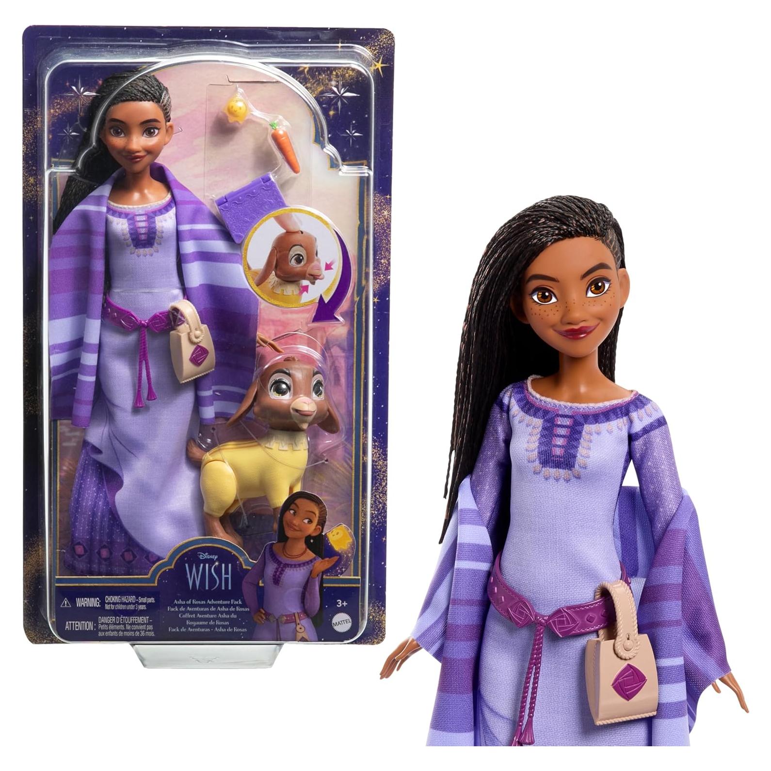 Muñeca Asha de Rosas Mattel Disney Wish con Accesorios