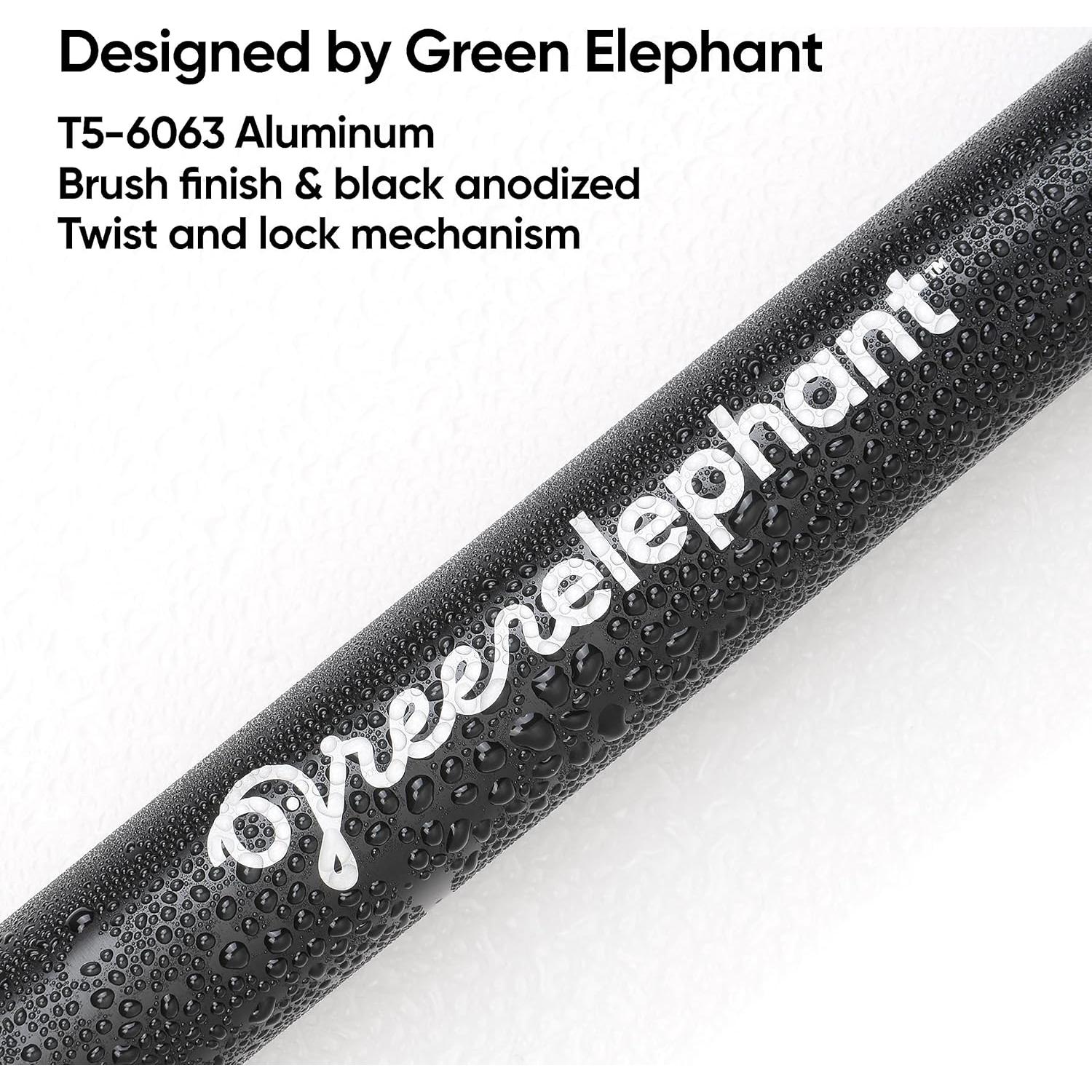 Postes Telescópicos de Aluminio Green Elephant - 2 Unidades 0.6m a 2.4m