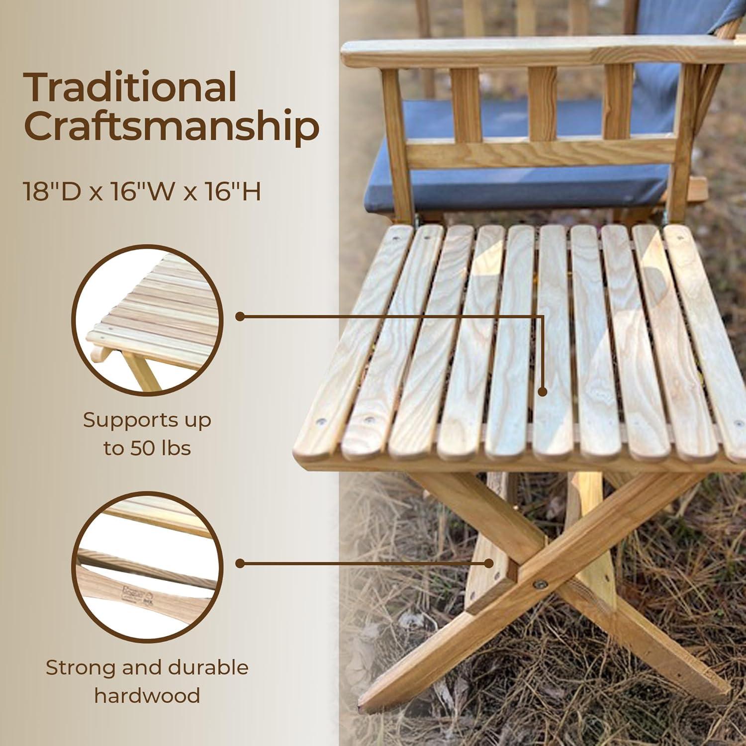 Mesa Plegable de Madera Byer of Maine Pangean 45.72 cm