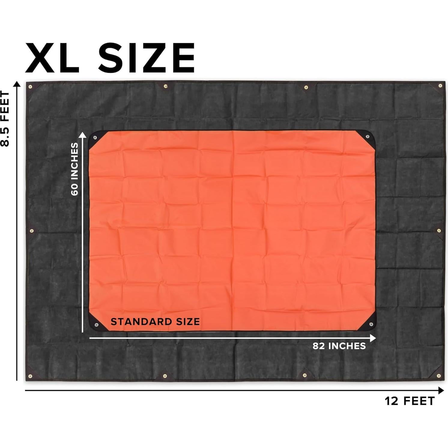 Tarp Térmico Reflectante Arcturus XL 2.59x3.66m Negro