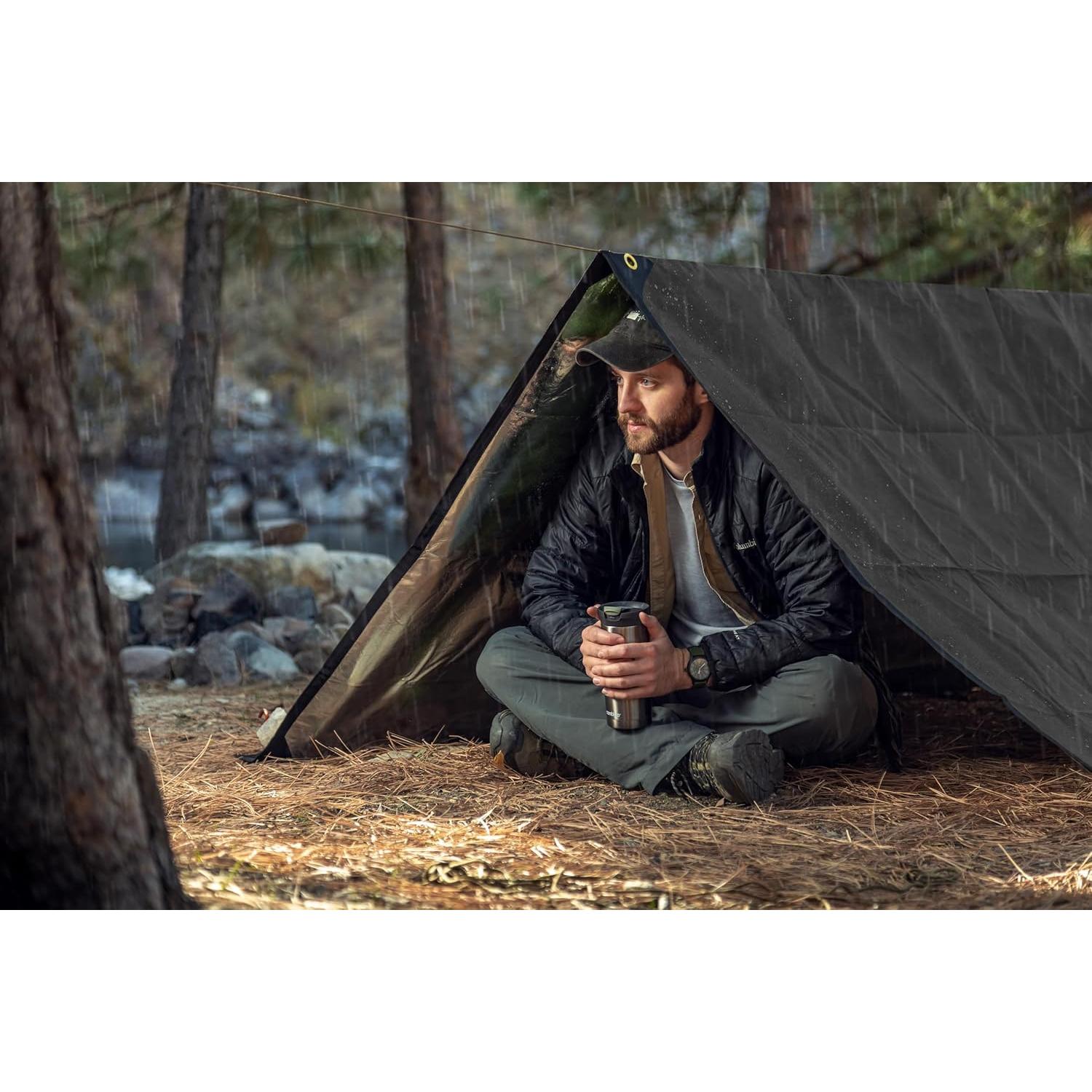 Tarp Térmico Reflectante Arcturus XL 2.59x3.66m Negro