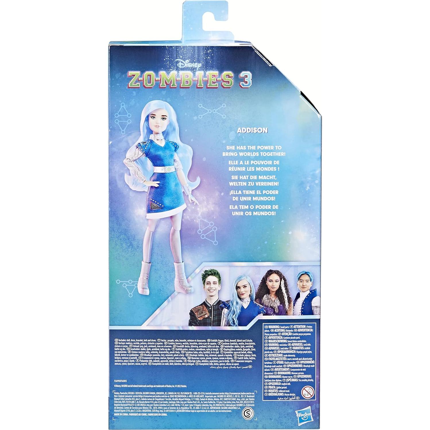 Muñeca de Moda Addison Disney Zombies 3 - 30.48 cm con Accesorios