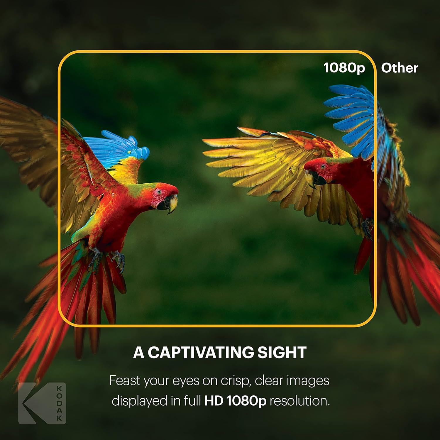 Proyector Inteligente KODAK FLIK HD9 | Full HD 1080p, Wi-Fi, Bluetooth, Altavoces Integrados