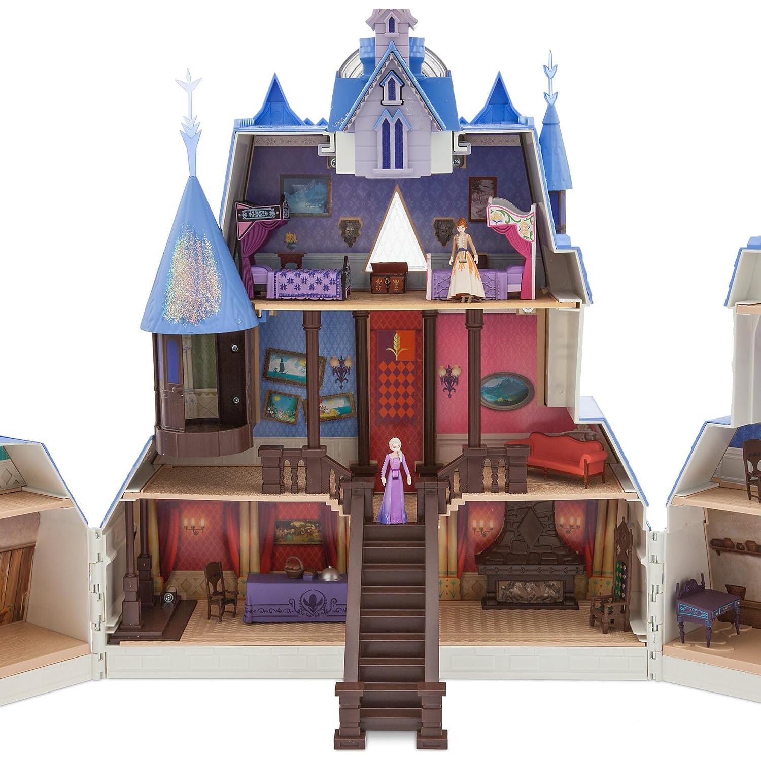 Castillo Mágico de Luz y Música Disney Frozen 2 con Muñecas