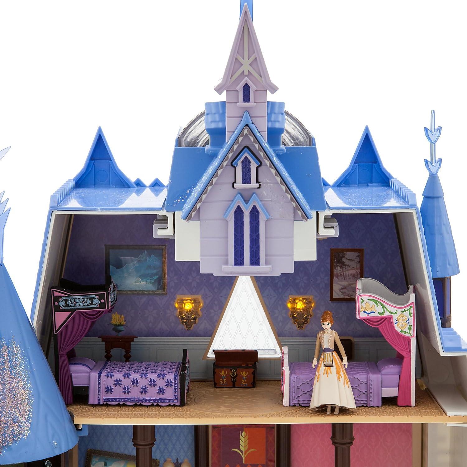 Castillo Mágico de Luz y Música Disney Frozen 2 con Muñecas