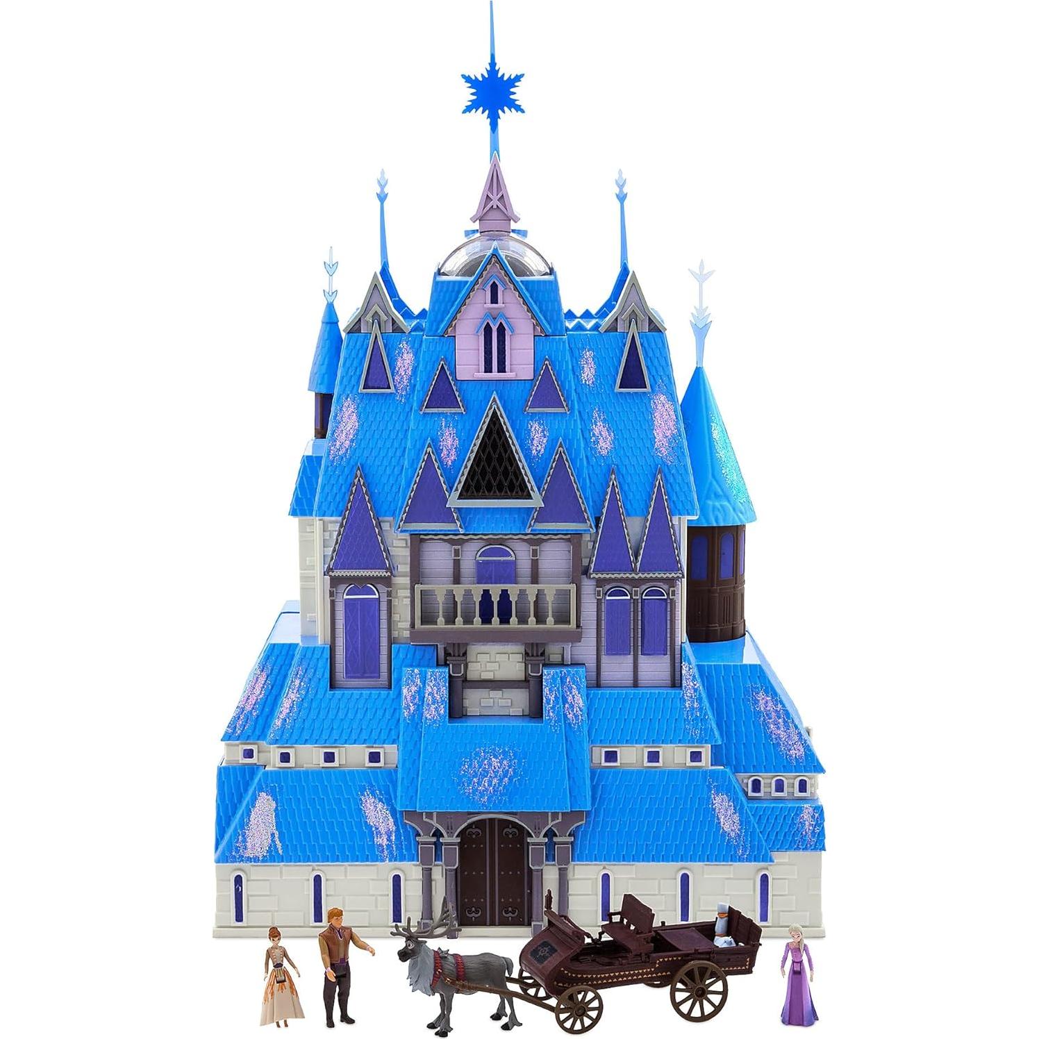 Castillo Mágico de Luz y Música Disney Frozen 2 con Muñecas