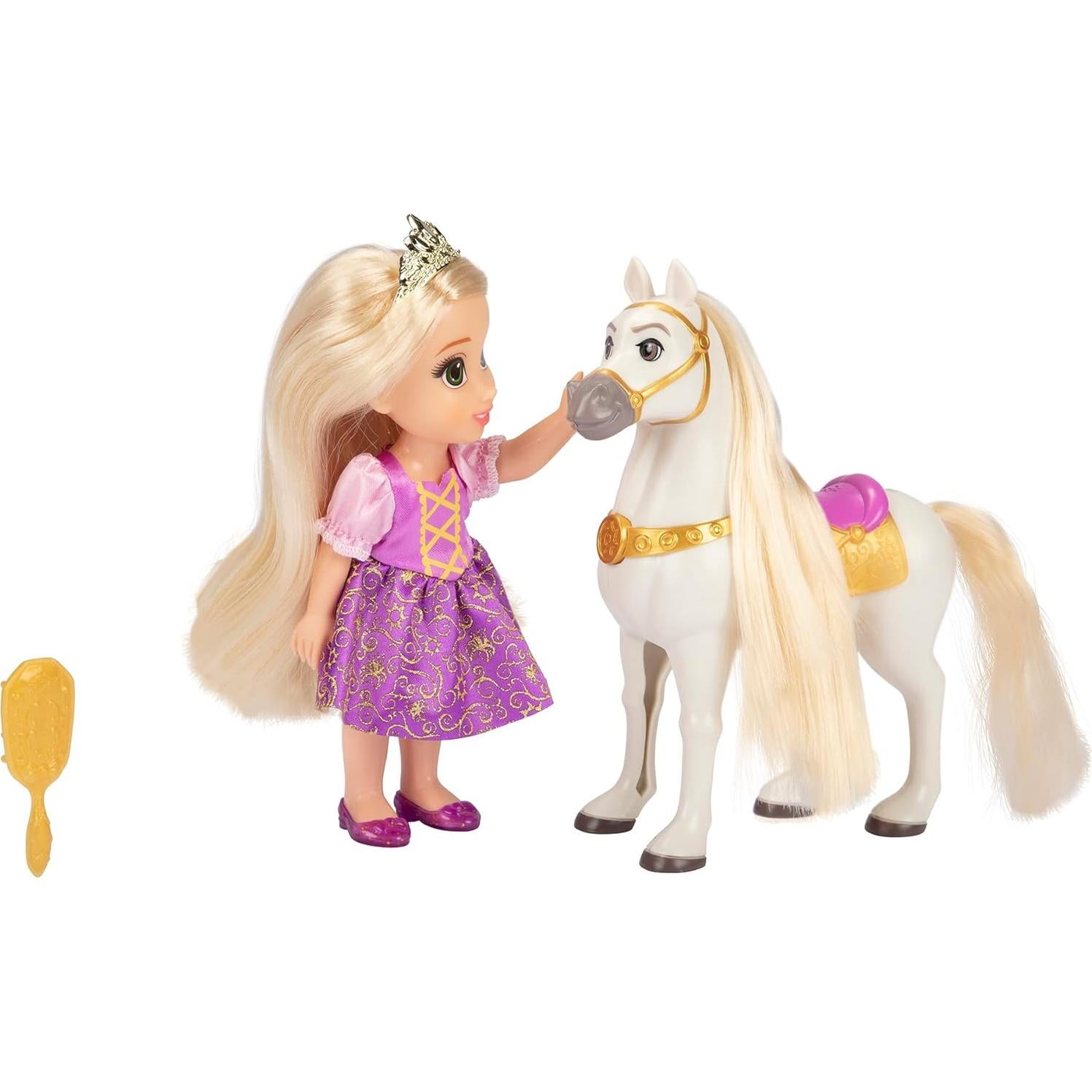 Muñeca Rapunzel Disney Princess 15.24 cm con Maximus