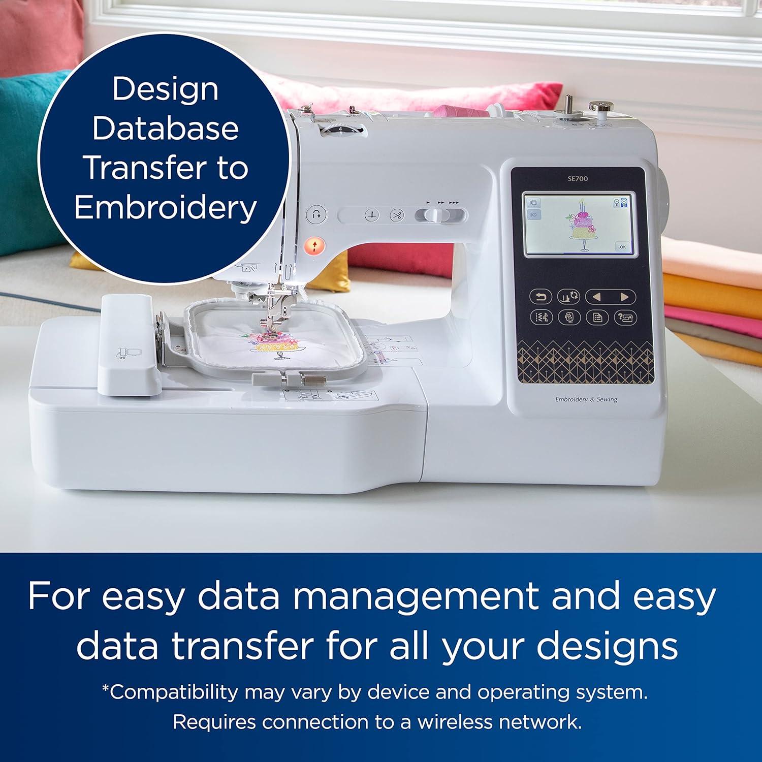 Máquina de Coser y Bordar Brother SE700, 135 Diseños, Pantalla Táctil