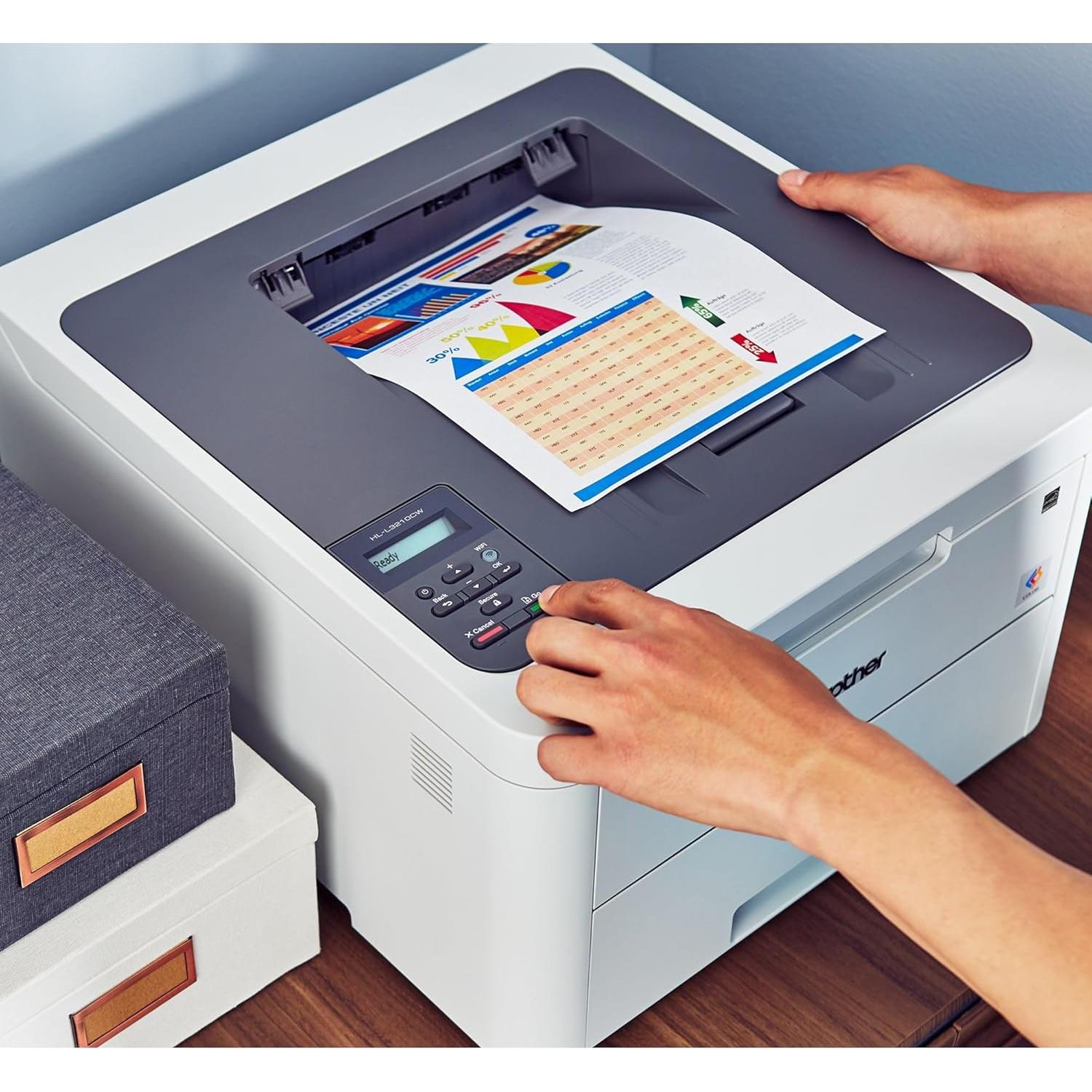 Impresora a Color Brother HL-L3210CW Inalámbrica 19 ppm