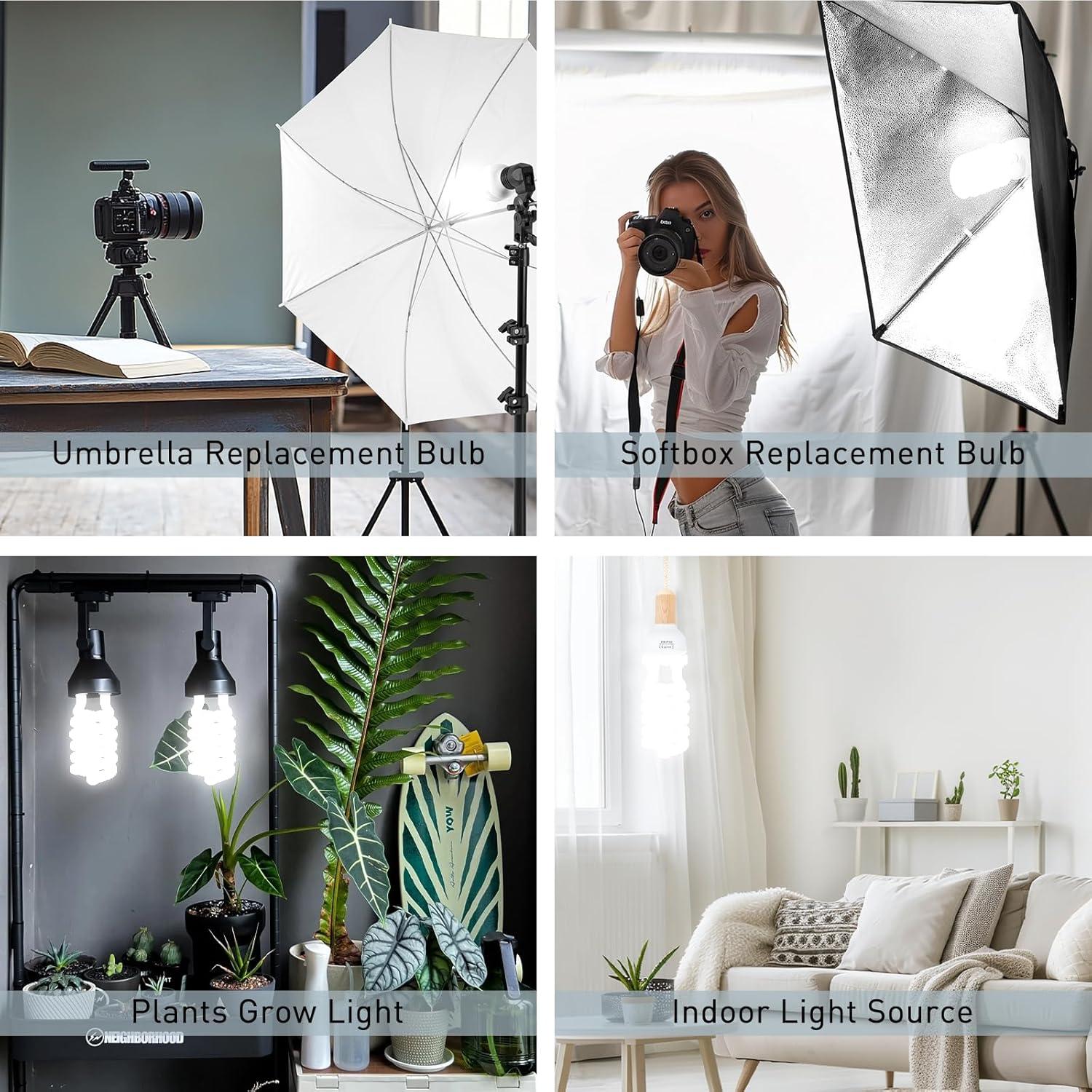 Bombilla CFL 135W Skytex E27 5400K Luz Diurna Fotografía