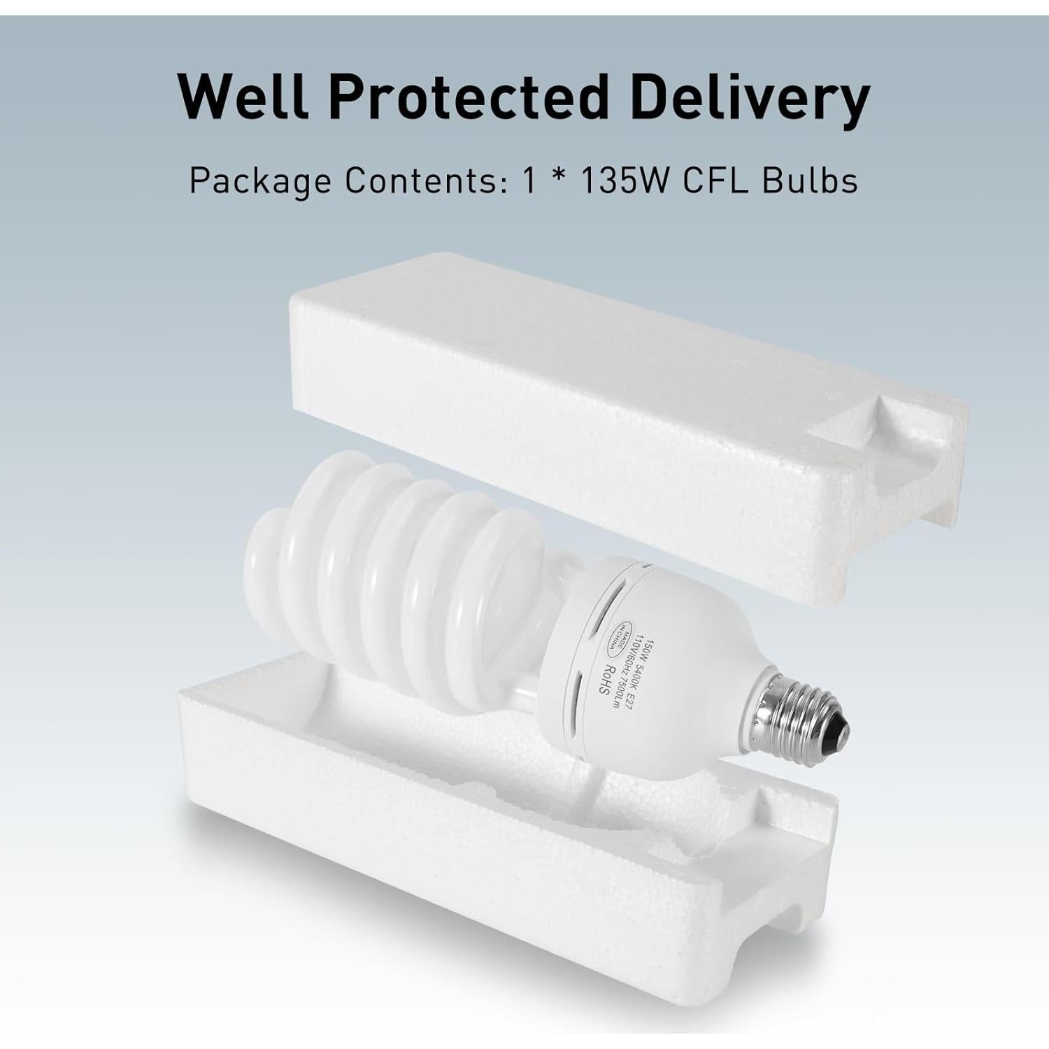 Bombilla CFL 135W Skytex E27 5400K Luz Diurna Fotografía