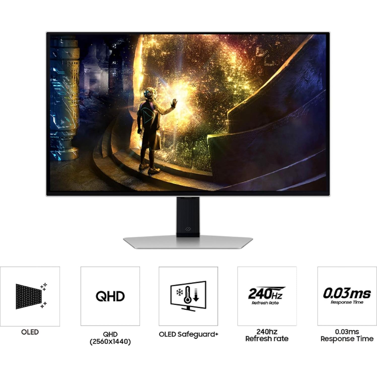 Monitor de Juegos Samsung 27" Odyssey OLED G6 QHD 240Hz