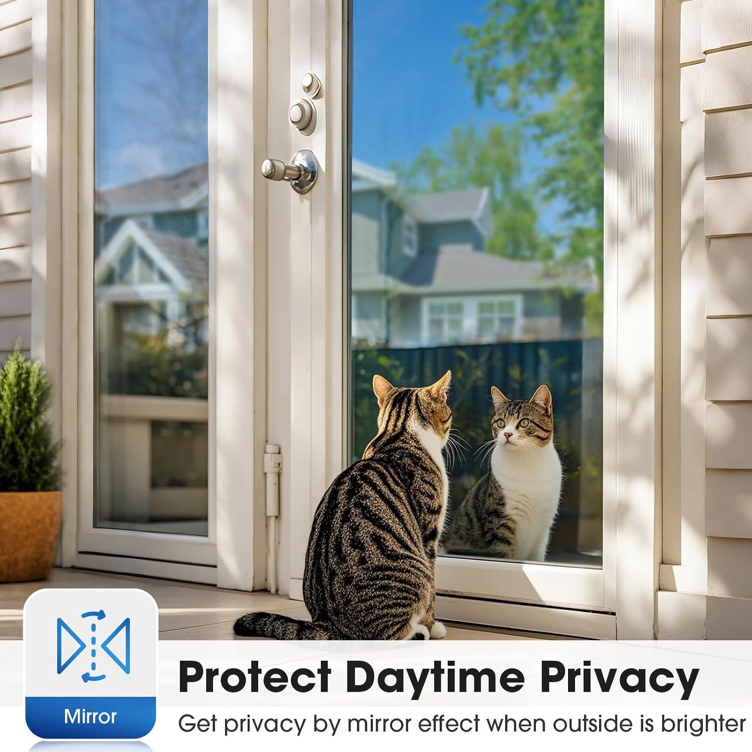 Película de Ventana Coavas One Way 44.5x200cm Anti UV Reflectante