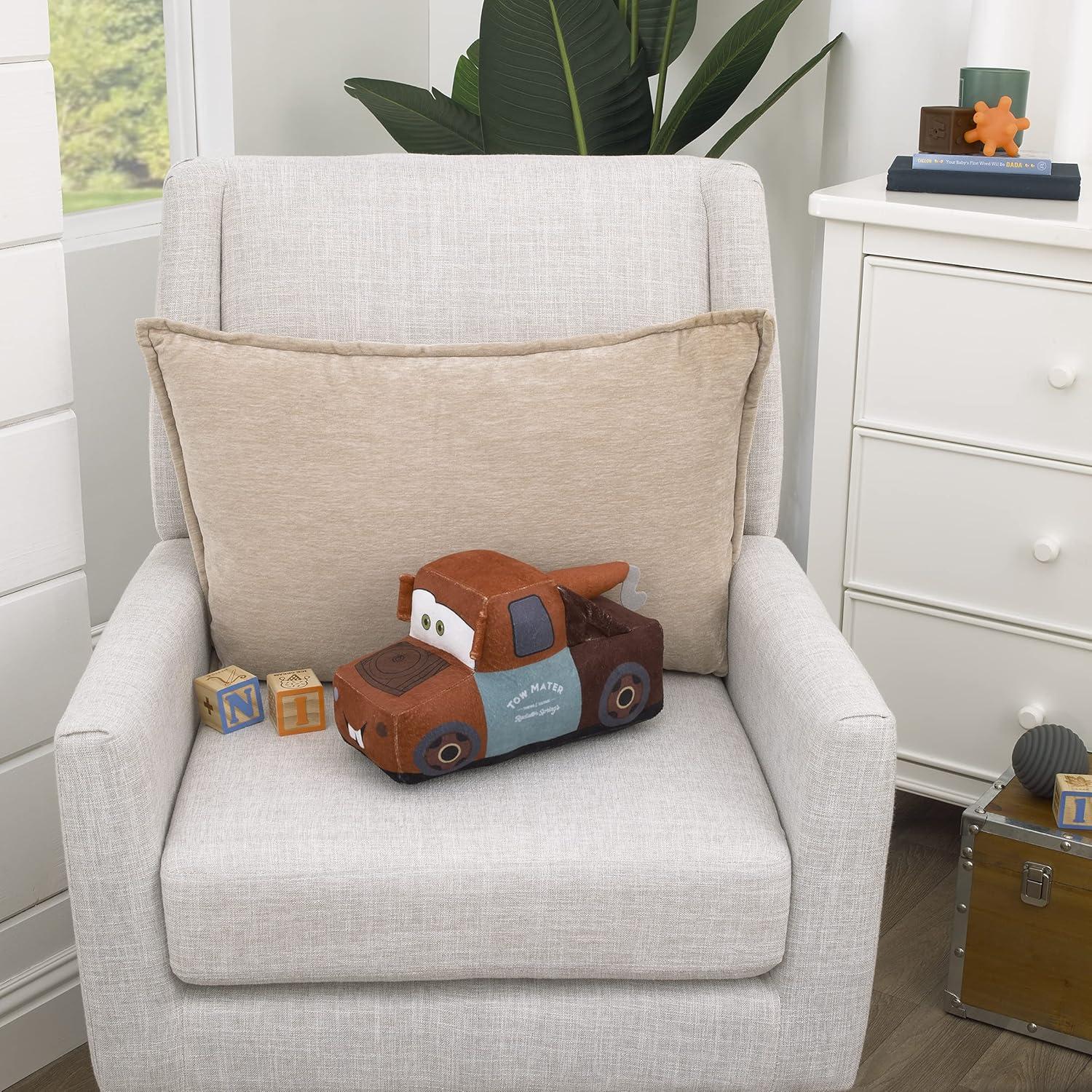 Almohada Decorativa 3D Disney Cars Mater Marrón 27,94 cm