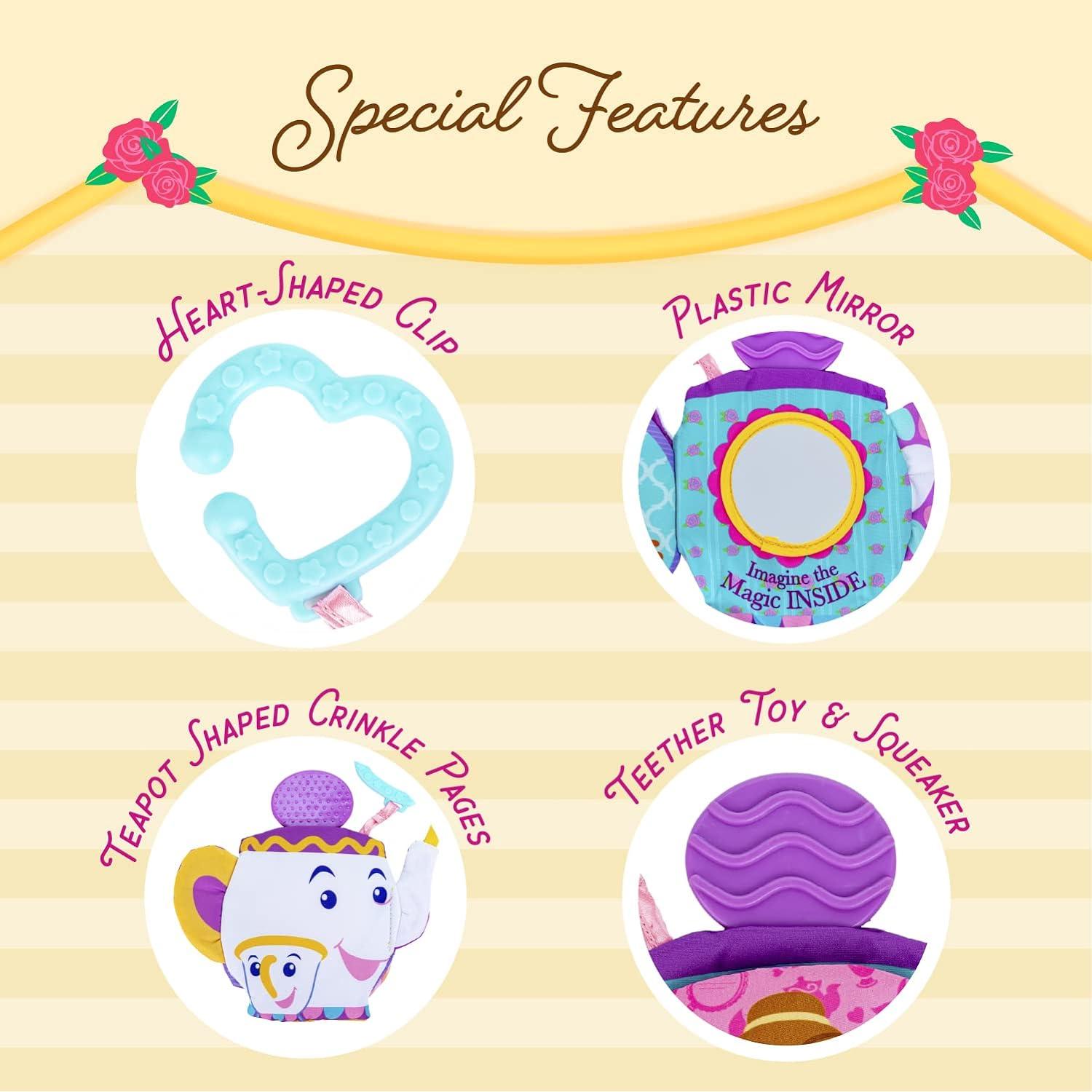 Libro Suave Princesa Belle Kids Preferred 20 cm para Bebés