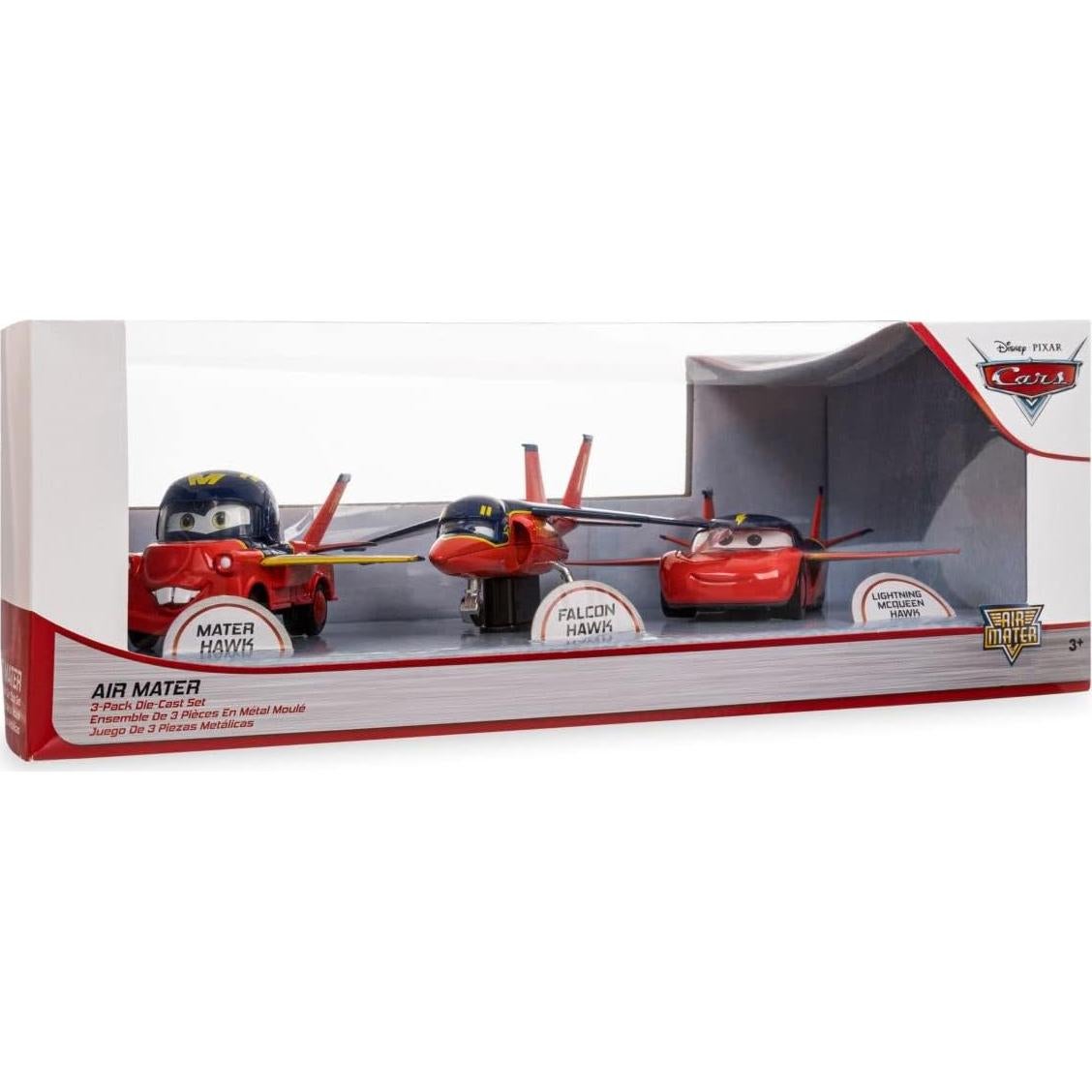 Conjunto Diecast Air Mater Disney - Mater, Falcon y McQueen