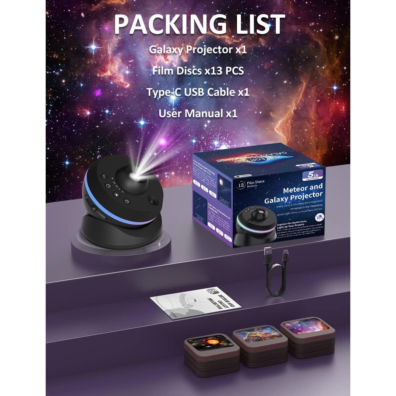 Proyector Estelar VanSmaGo BL-DQY02 4K HD 13 en 1 Luz Nocturna