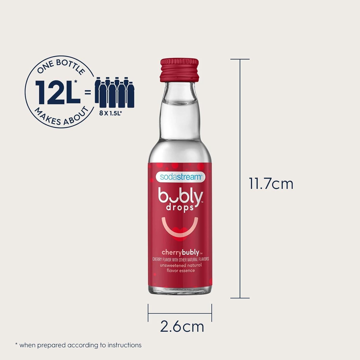 Gotas Bubly SodaStream 40 ml - Variedad Berry Bliss