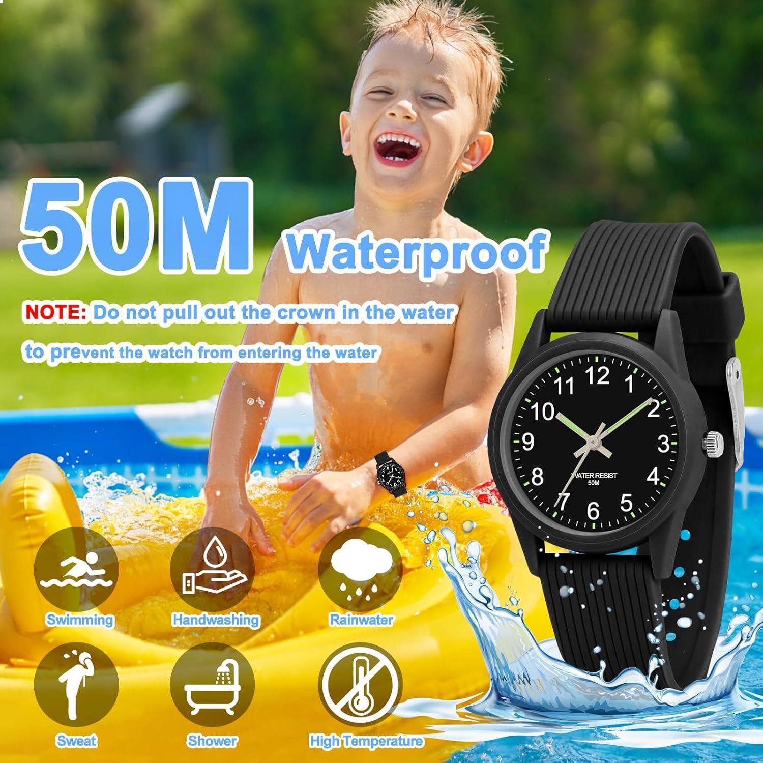 Reloj Analógico Infantil TENOCK 50m Impermeable para Niños