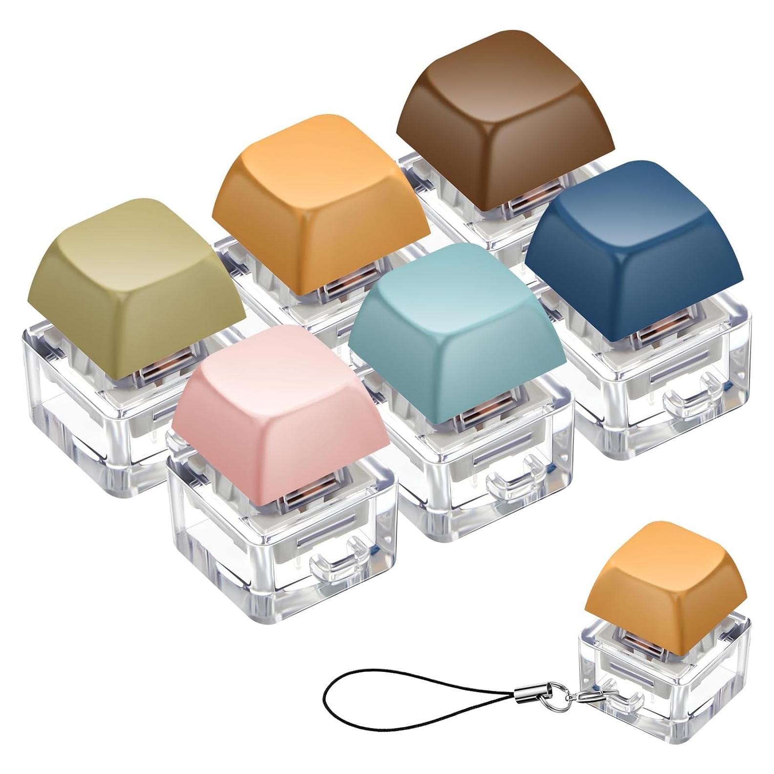 Llaveros Antiestrés Clicker Taiyin - 6 Piezas Color Morandi