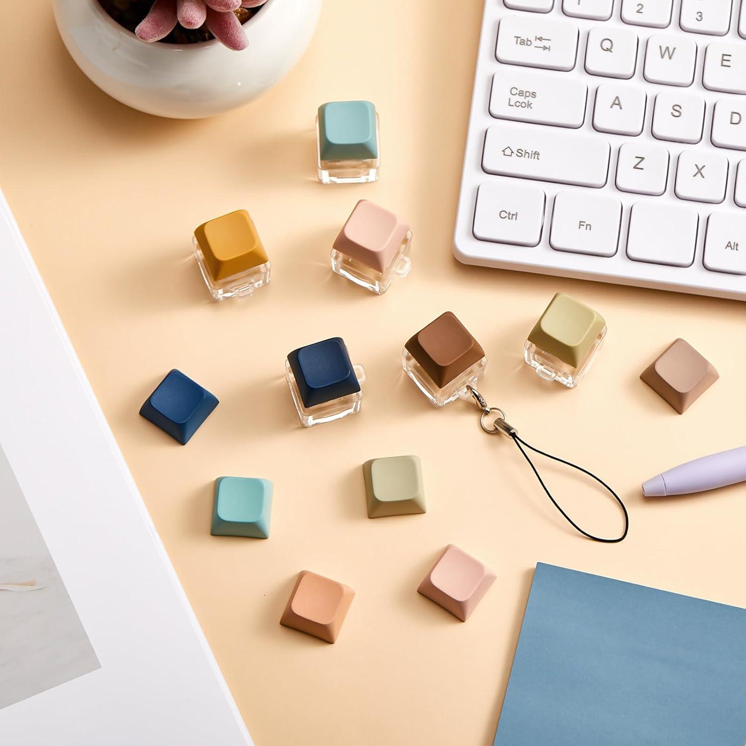 Llaveros Antiestrés Clicker Taiyin - 6 Piezas Color Morandi