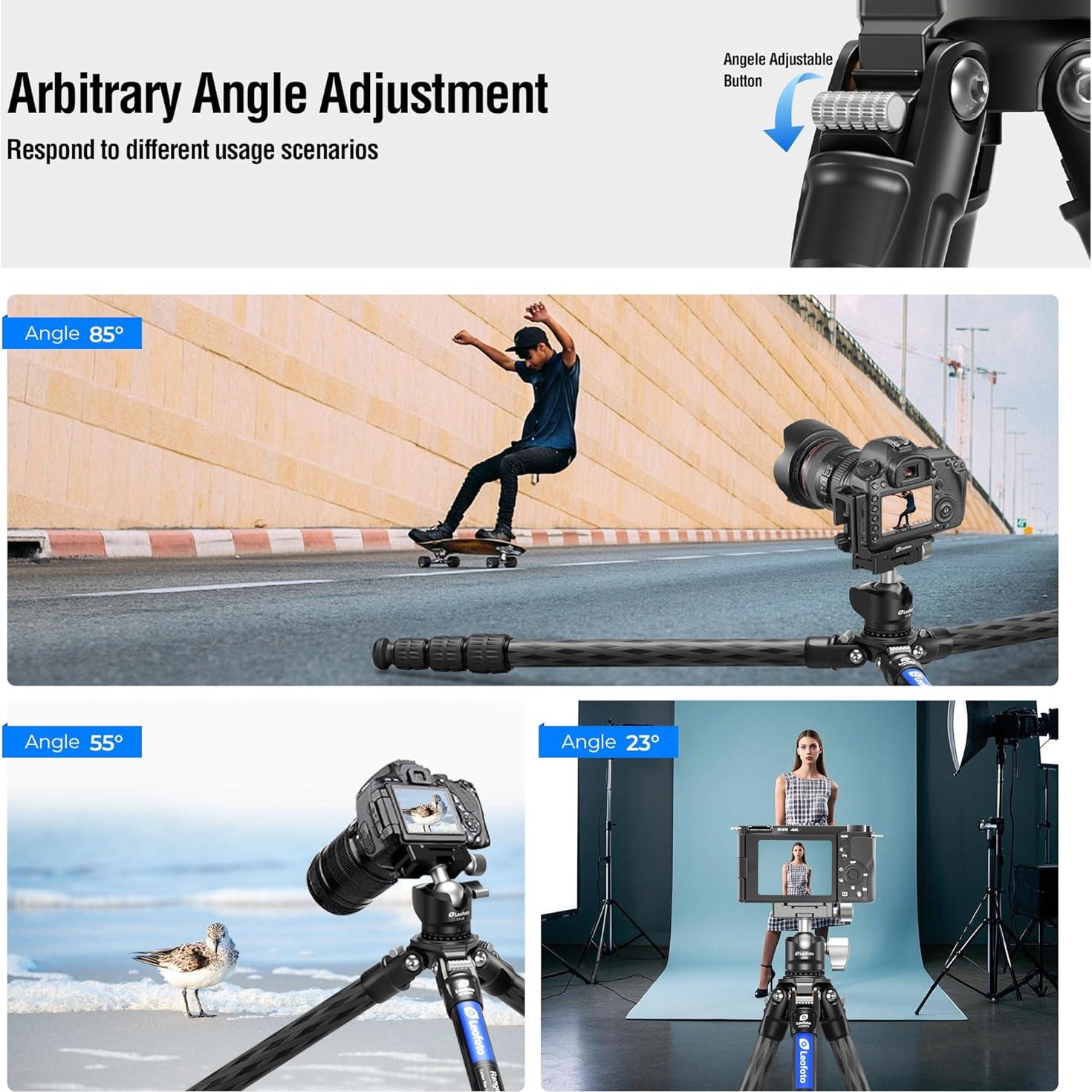 Trípode de Viaje Leofoto LS-224CX Fibra de Carbono 6kg