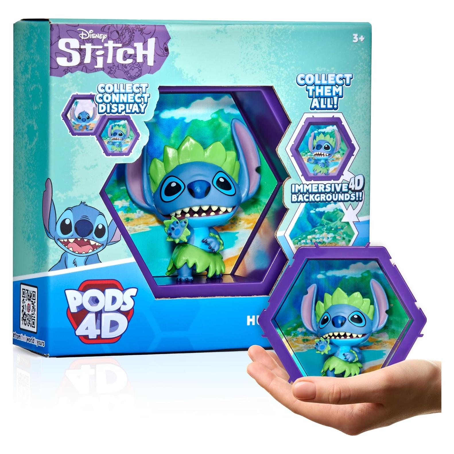 Figura Coleccionable 4D Hula Stitch WOW! - Bobblehead Disney