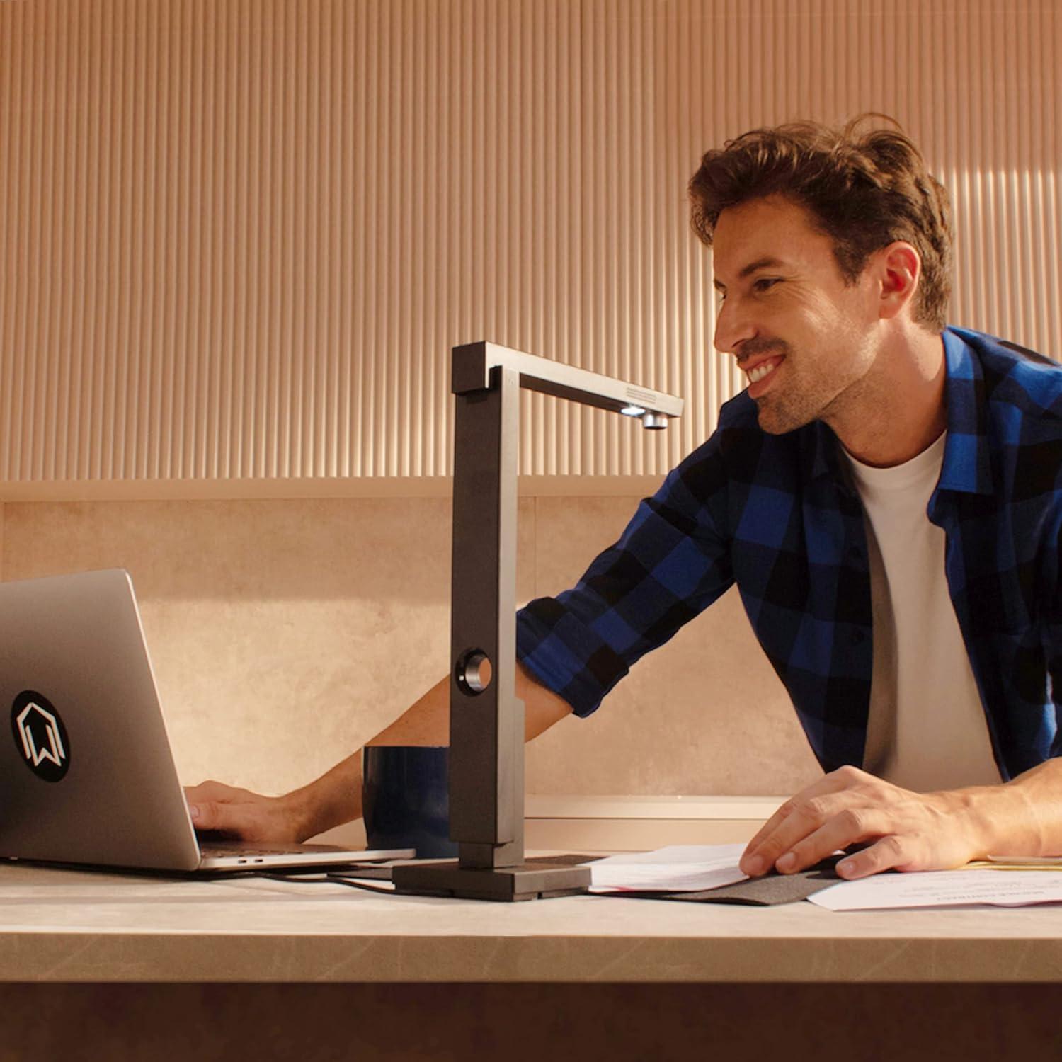 Escáner de Documentos Portátil CZUR Lens1200 Pro 12MP A4 OCR