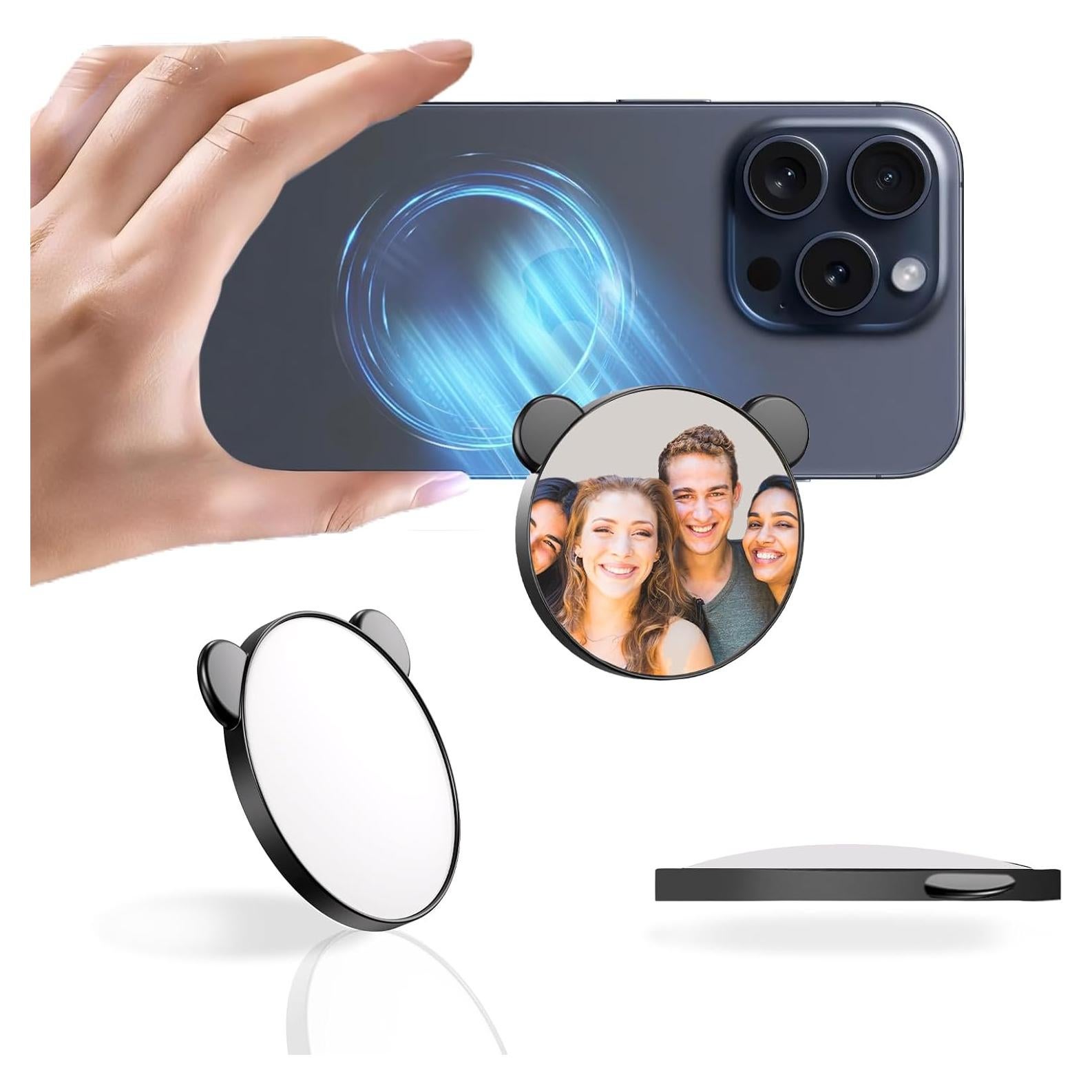 Espejo Convexo Magnético para Selfie QxbBox - Compatible iPhone
