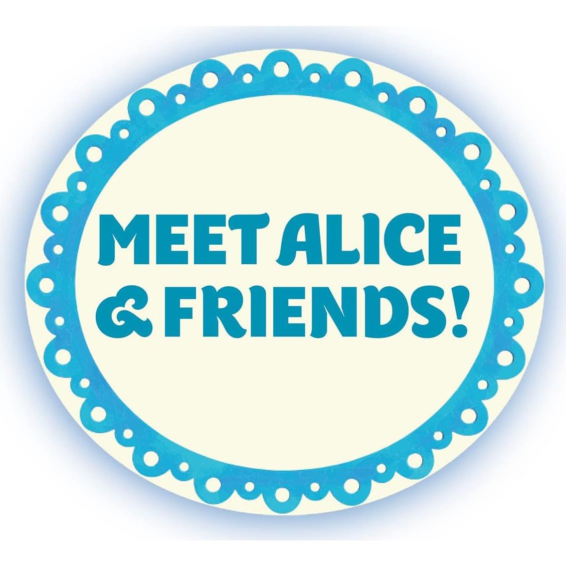 Set de Figuras Disney Alicia en el País de las Maravillas 6 Piezas