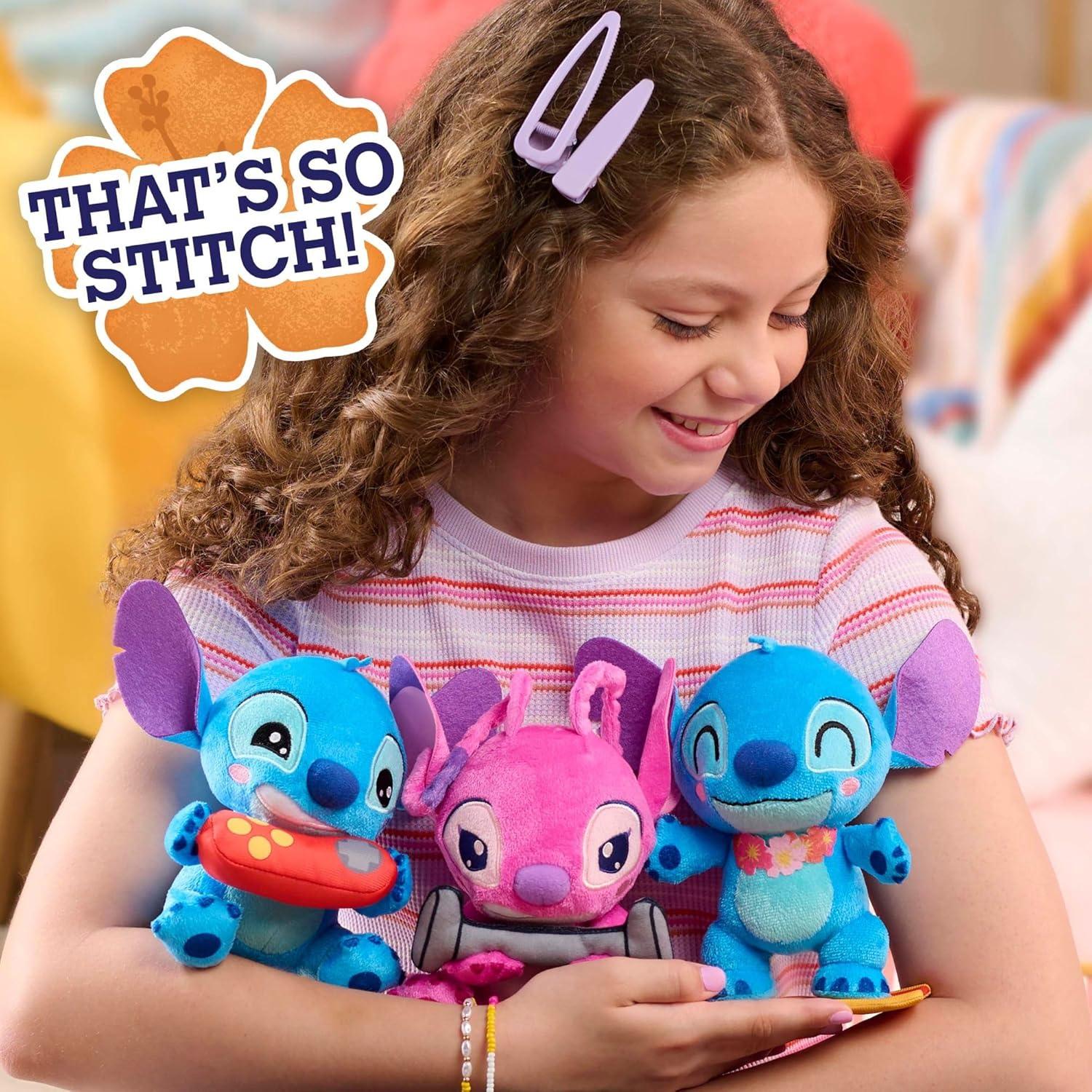 Peluche Disney Stitch Ángel Pequeño 17.78 cm Just Play