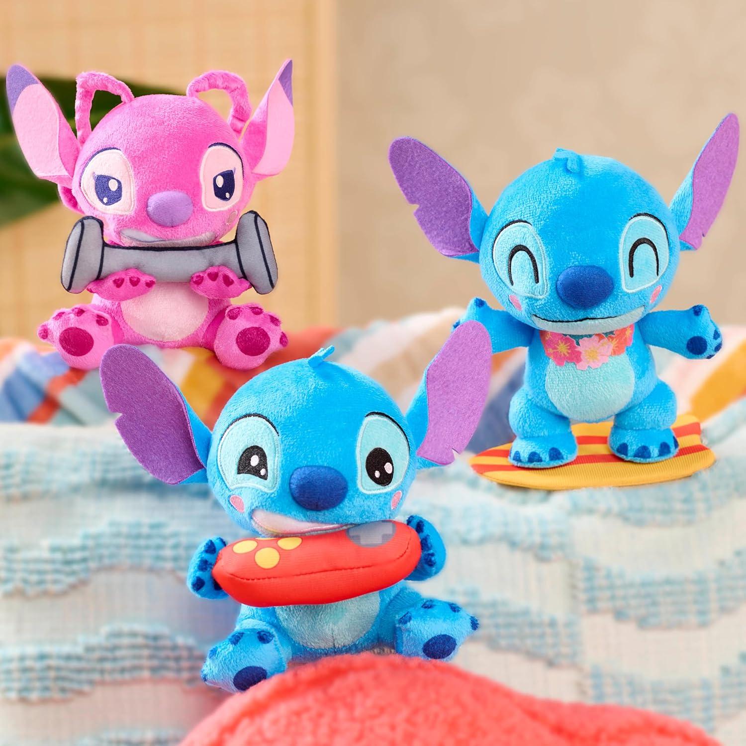 Peluche Disney Stitch Ángel Pequeño 17.78 cm Just Play