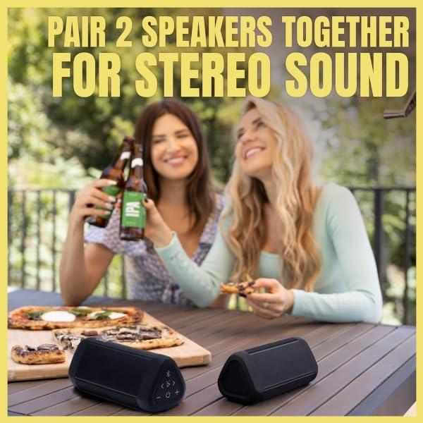 Cambridge Soundworks OontZ Ultra Bluetooth 5.4 Speaker, up to 100 Unobstructed Ft Wireless Range, IPX7 Waterproof, up to 20 hrs Playtime, Black