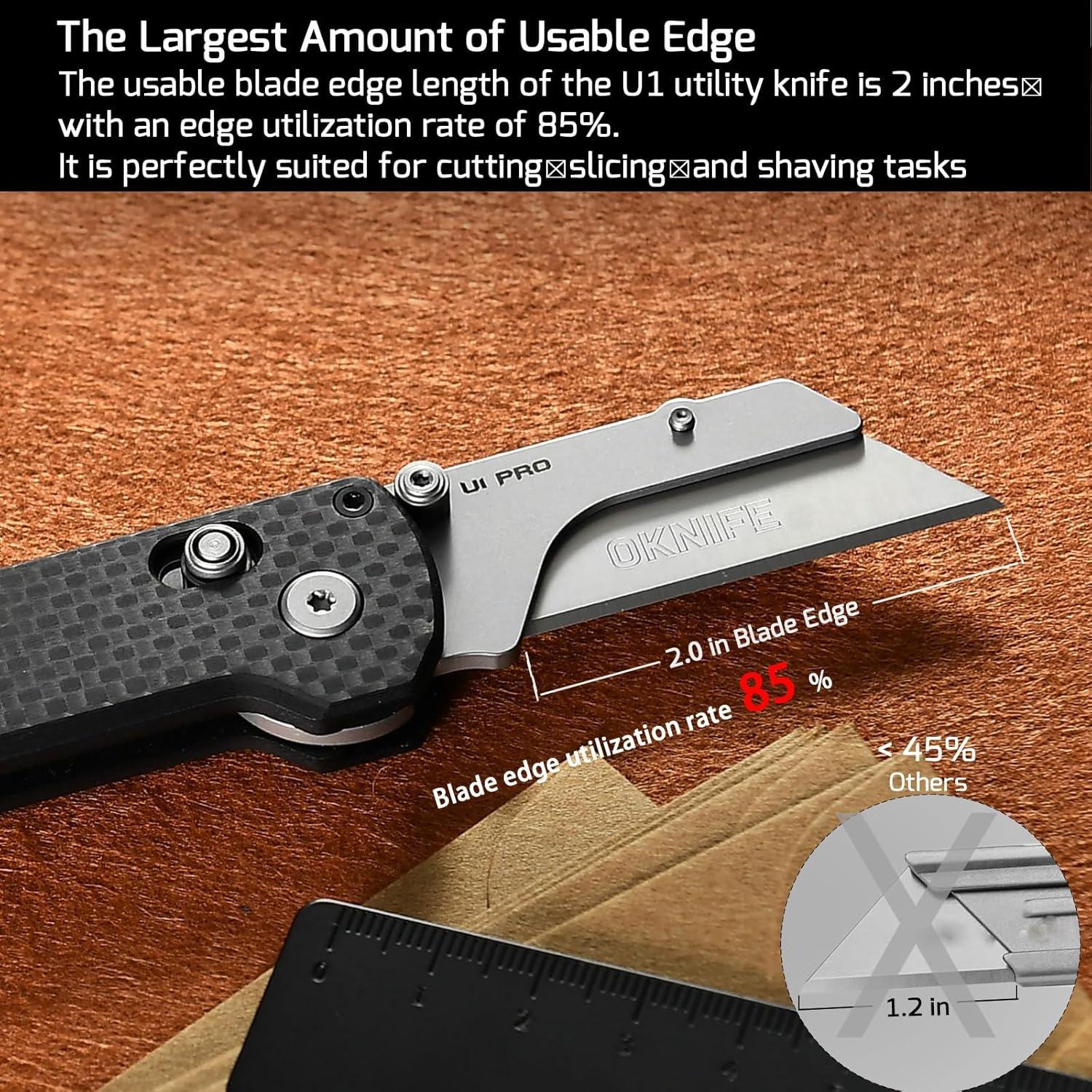Cuchillo Utility Plegable OKNIFE U1 Pro con Destornillador