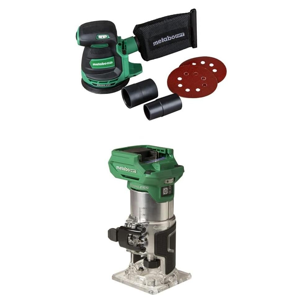 Lijadora Orbital Inalámbrica Metabo HPT 18V 5" - SV1813DAQ4