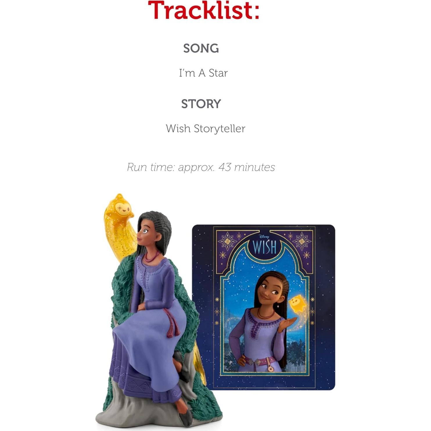 Asha Audio Toy Figurine from Disney's Wish