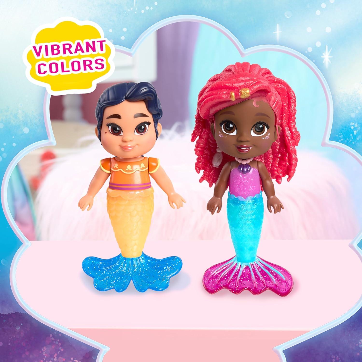 Muñeca Deluxe Ariel Pop Tails Just Play 19 Piezas 19 cm